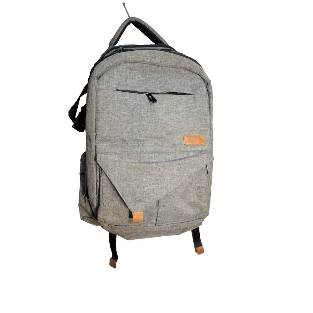 Hap Tim Multifunction Large Baby Diaper Bag Backpack With Changing Pad Dark Gray